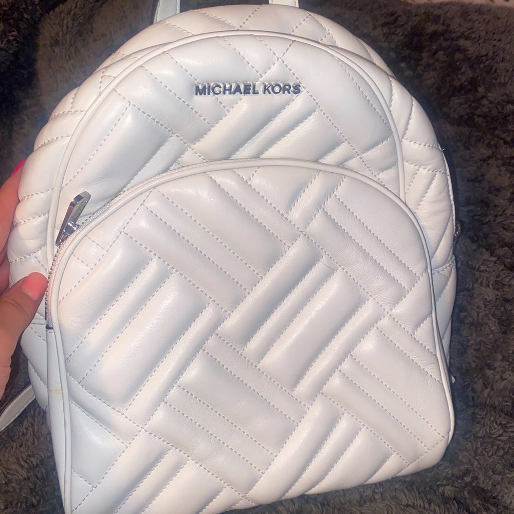 MK Leather Backpack